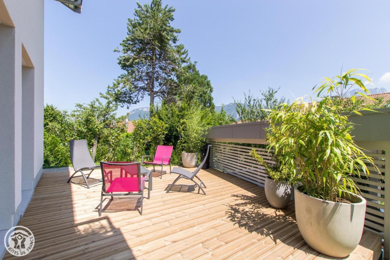 L'Appartement Jardin Avec Vue Montagnes 세브리에 외부 사진