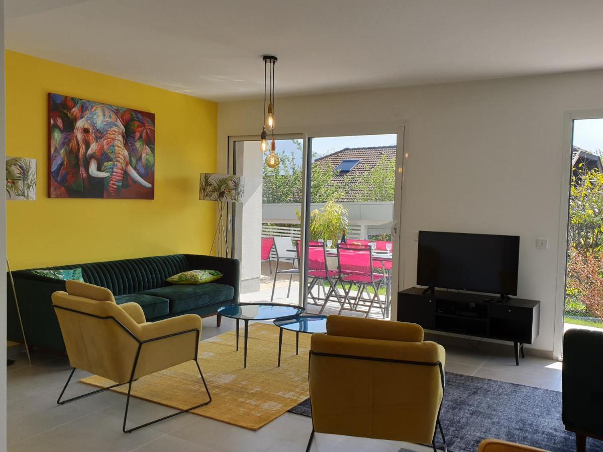 L'Appartement Jardin Avec Vue Montagnes 세브리에 외부 사진