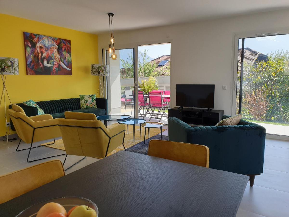 L'Appartement Jardin Avec Vue Montagnes 세브리에 외부 사진