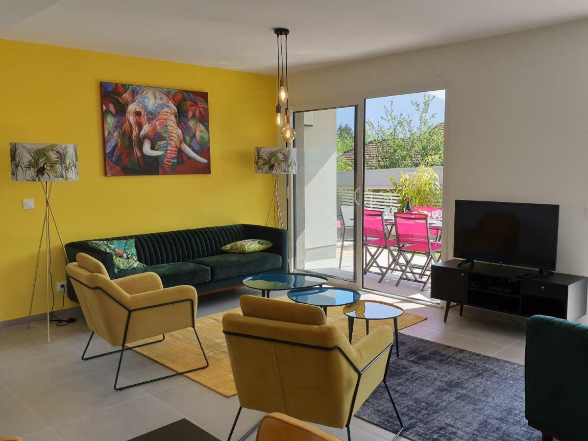 L'Appartement Jardin Avec Vue Montagnes 세브리에 외부 사진